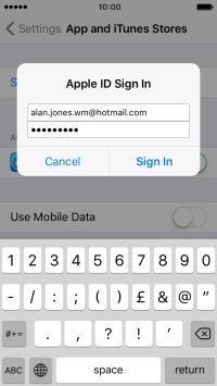 Press Sign In.
