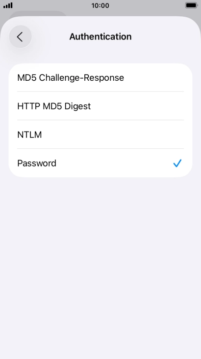 Press Password.