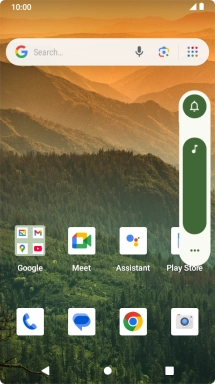 Press the audio icon. Press the audio icon.