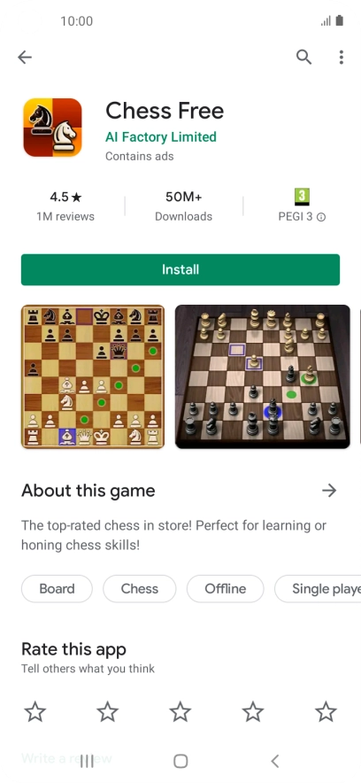 Press Install and follow the instructions on the screen to install the app. Press Install and follow the instructions on the screen to install the app.