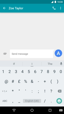 Press the required numbers and symbols. Press the required numbers and symbols.