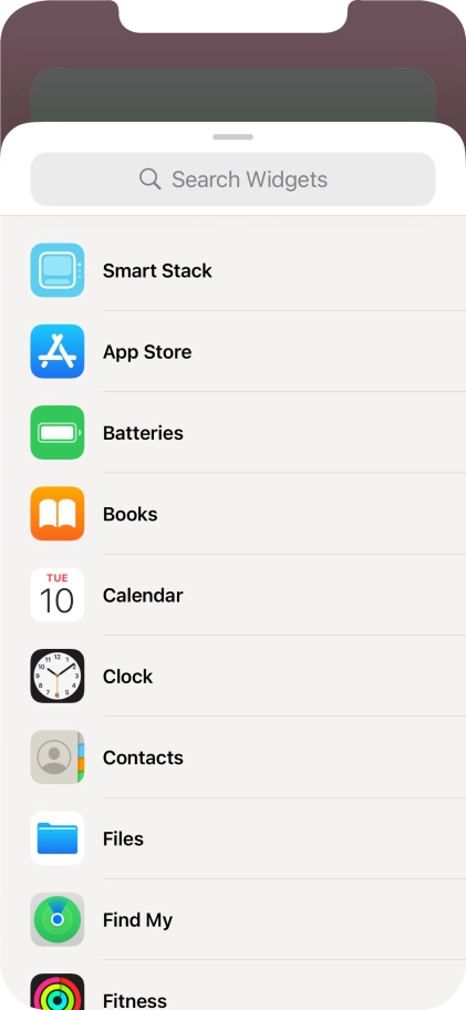 Press Smart Stack.