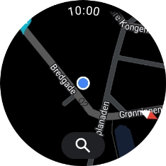 Press the search icon. Press the search icon.