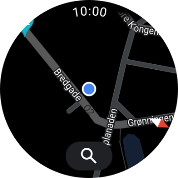 Press the search icon. Press the search icon.