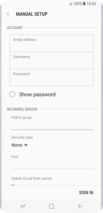 Press the drop down list below Press the drop down list below