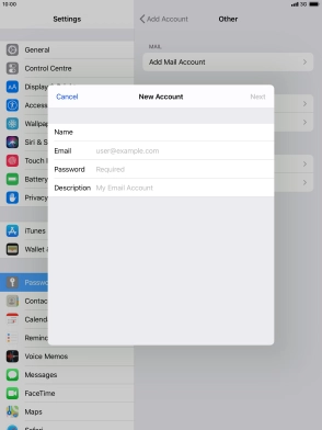 Press Email and key in your email address. Press Email and key in your email address.