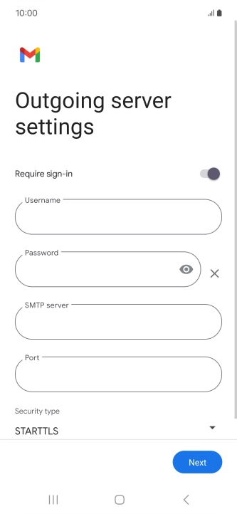 Press the indicator next to Press the indicator next to