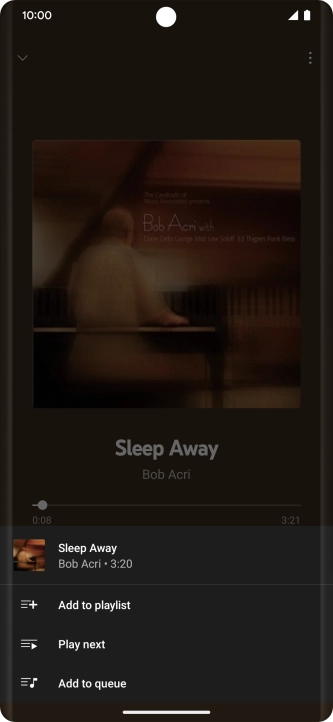Press Add to playlist. Press Add to playlist.