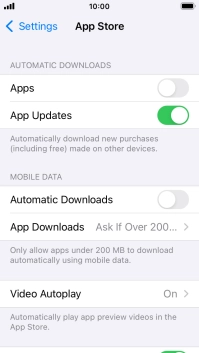 Press the indicators next to the required content types to turn the function on or off. Press the indicators next to the required content types to turn the function on or off.