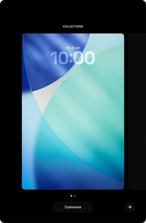 Press the add icon. Press the add icon.