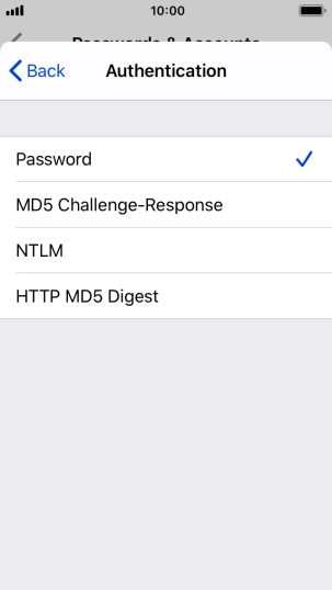 Press Password.