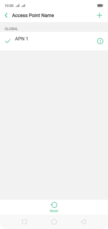 Press the new data connection icon. Press the new data connection icon.