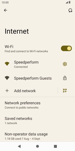 Press the Home key to return to the home screen.