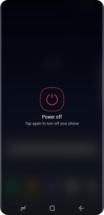 Press Power off.