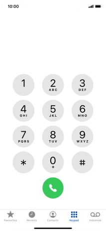 Press Keypad.