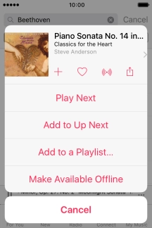 Press Add to a Playlist.... Press Add to a Playlist....