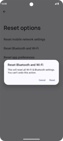 Press Reset.