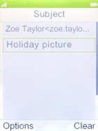 Highlight the text input field and write the text for your email message.