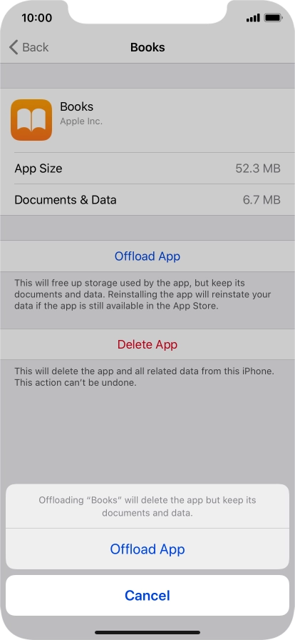 Press Offload App. Press Offload App.