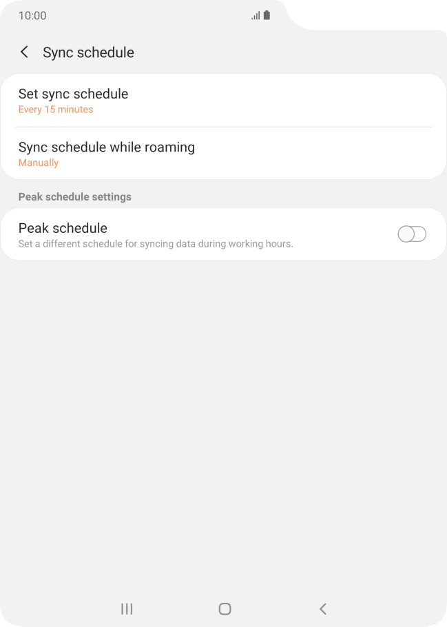 Press the Home key to return to the home screen.