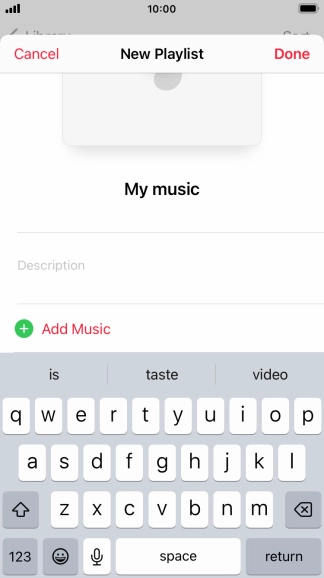 Press Add Music.