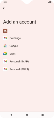 Press Google.
