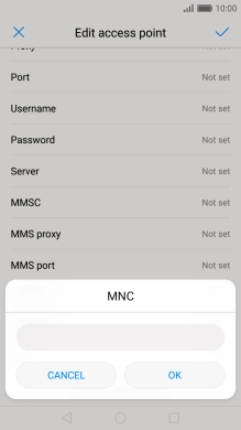 Key in 03 and press OK.