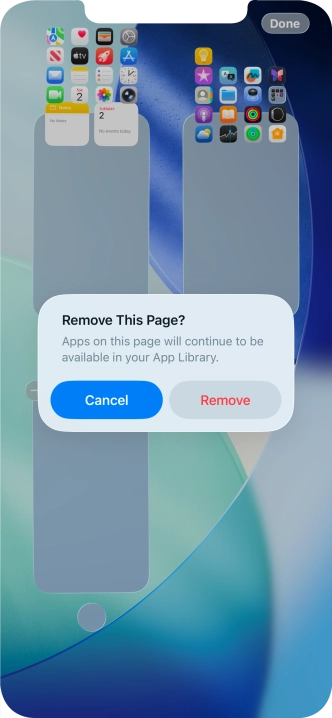 Press Remove.