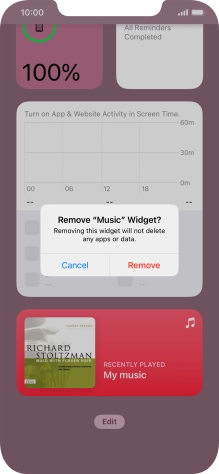 Press Remove.