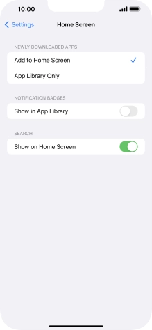 To add new downloaded apps to both the home screen and App Library, press Add to Home Screen. To add new downloaded apps to both the home screen and App Library, press Add to Home Screen.