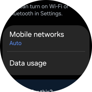Press Data usage. Press Data usage.