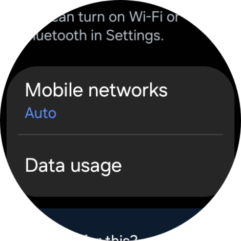 Press Data usage. Press Data usage.