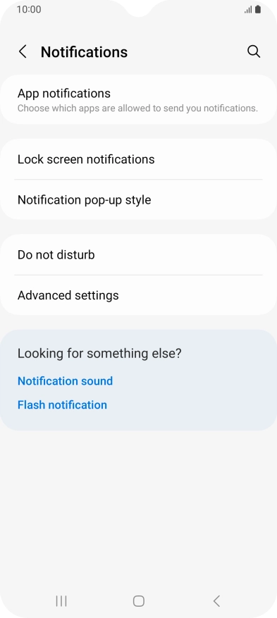 Press App notifications. Press App notifications.