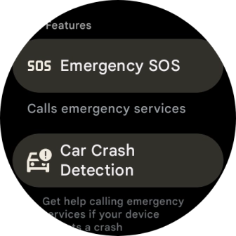 Press Emergency SOS.