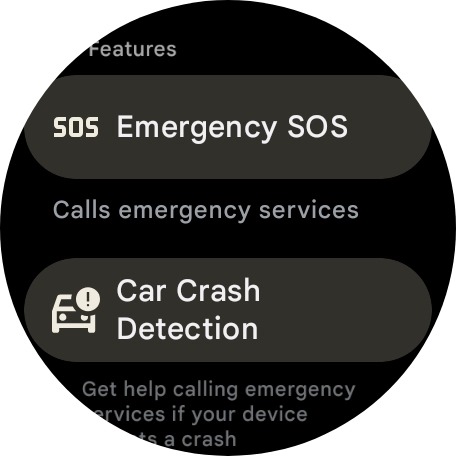 Press Emergency SOS.