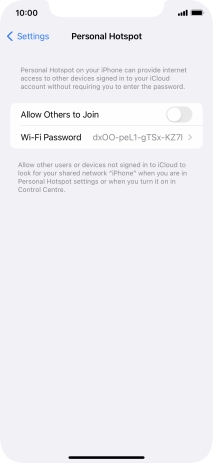 Press Wi-Fi Password and key in the required password. Press Wi-Fi Password and key in the required password.