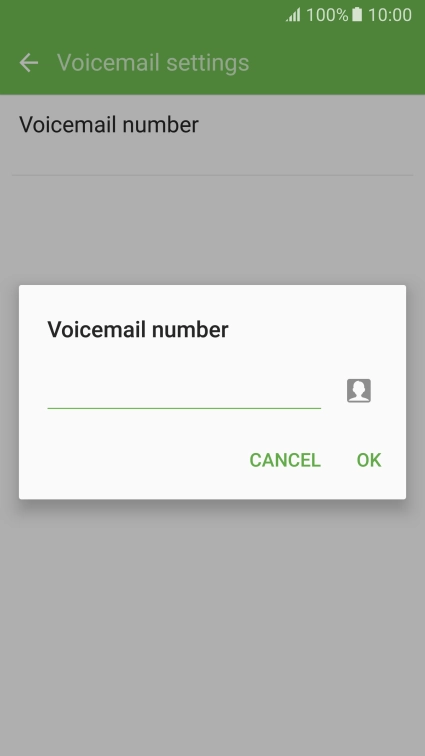 Key in (prefix) 5 (your phone number) and press OK. Key in (prefix) 5 (your phone number) and press OK.