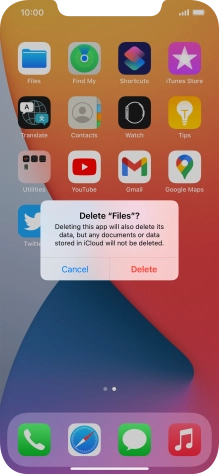 Press Delete.
