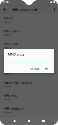 Key in 10.202.002.060 and press OK. Key in 10.202.002.060 and press OK.