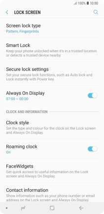 Press Screen lock type and key in the additional phone lock code you created earlier. Press Screen lock type and key in the additional phone lock code you created earlier.