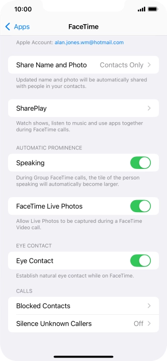 Press SharePlay.