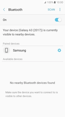 Press the Home key to return to the home screen.