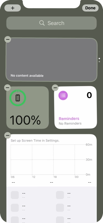 Press the add icon.