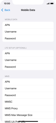 Press APN and key in mms.vodafone.net.