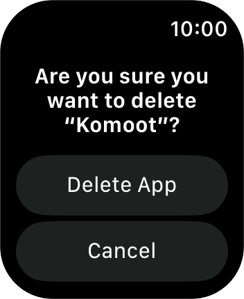 Press Delete App. Press Delete App.