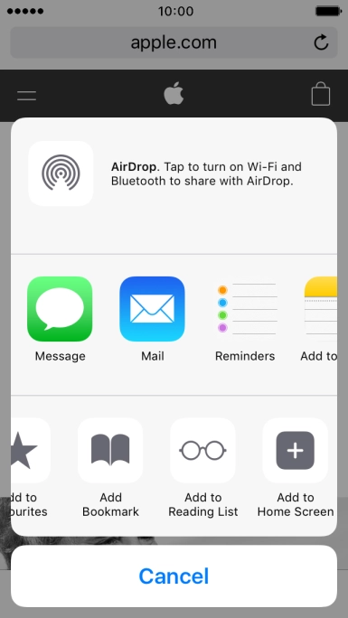 Press Add Bookmark.