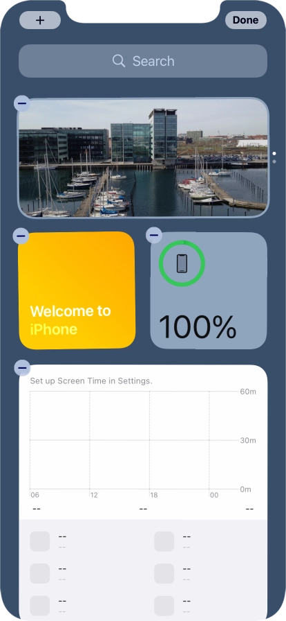 Press the add icon.