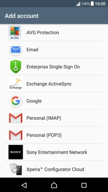 Press Google.