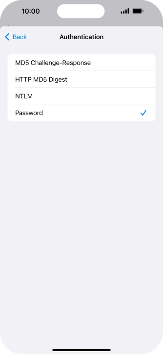 Press Password.
