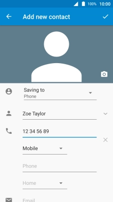 Press the save icon. Press the save icon.